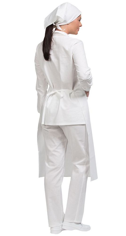 Фартук бязевый белый